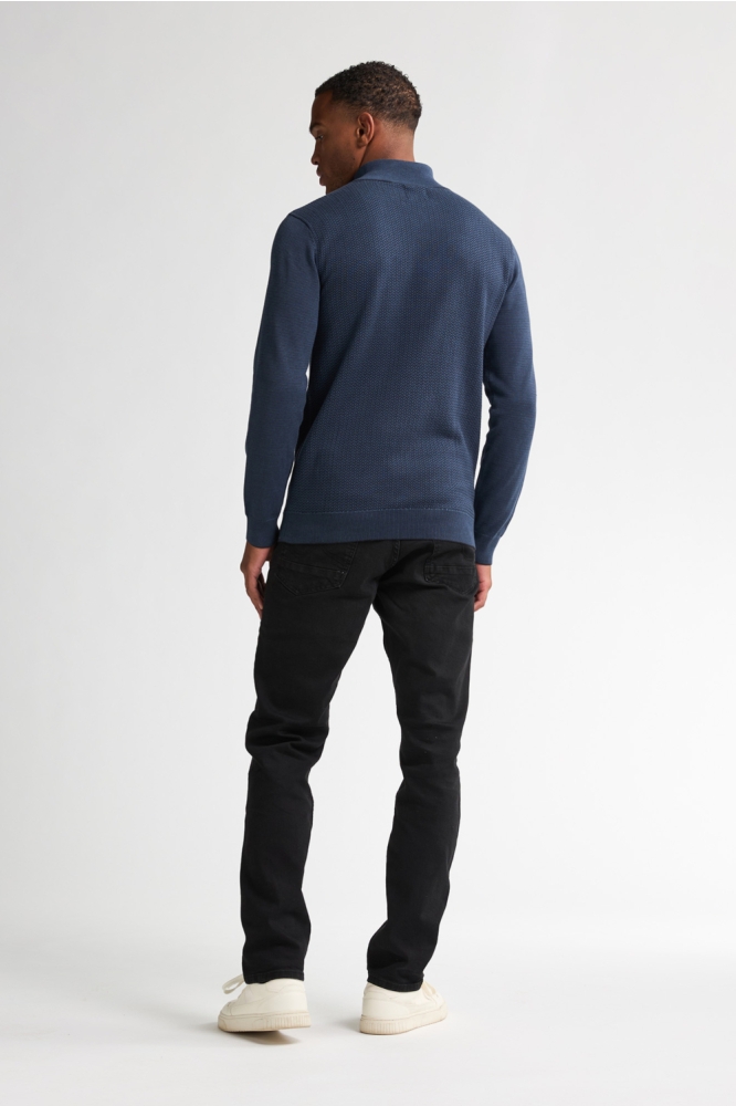 KNITTED HALF ZIP SWEATER AUGUSTA M 3050 KWC212 5092 Royal Navy